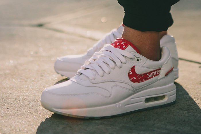 Supreme x LV x Nike？定制版Nike Air Max 1 美图欣赏球鞋资讯