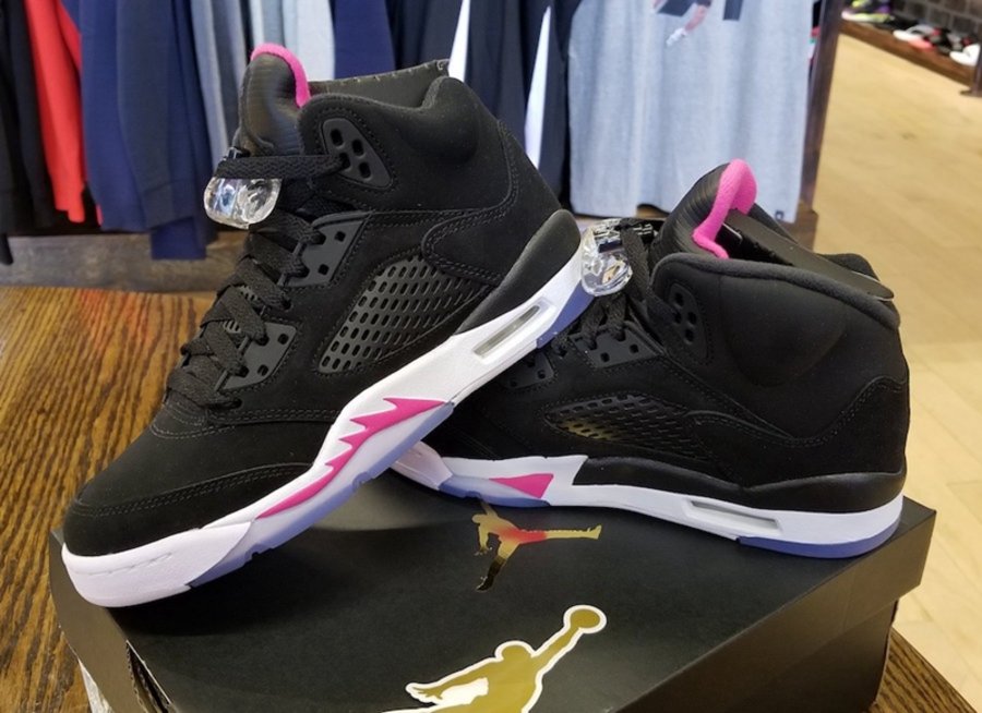 Air Jordan 5 GS,Deadly Pink,44  又一款女神专属！Air Jordan 5 GS “Deadly Pink” 下月登场