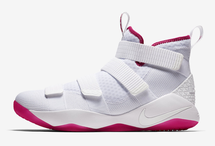 Nike,Nike Soldier 11,897645-10   乳腺癌配色！Nike Soldier 11 “Kay Yow” 九月发售