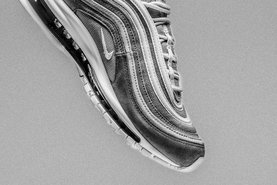 Air Max 97,Nike,312834-005  麂皮鞋面 + 子弹造型！全新 Air Max 97 八月正式登场