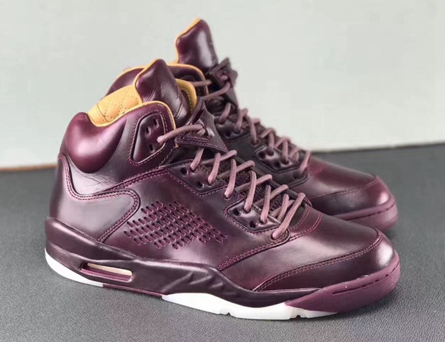 Air Jordan 5 Premium,Wine,AJ5  巅峰新成员！酒红色 Air Jordan 5 Premium “Wine” 实物曝光