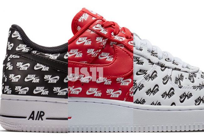Nike,Air Force 1 Low  满身 Logo！Air Force 1 Low “Logo Print” 实物曝光