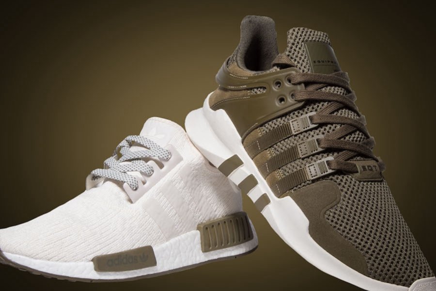 adidas,Chalk,Olive,NMD,ADV,CQ0  清爽又独特！Champs 独家发售 “Chalk and Olive” Pack！