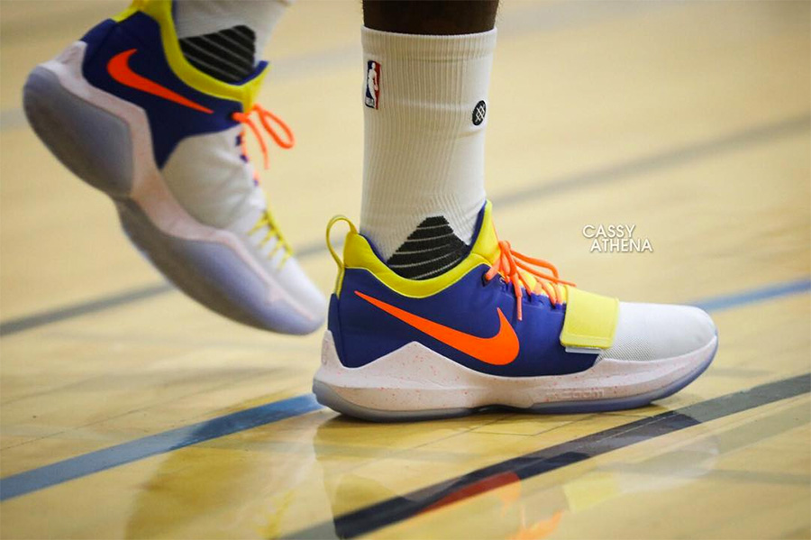 PG1,Nike  泡椒上脚雷霆配色 Nike PG1 PE