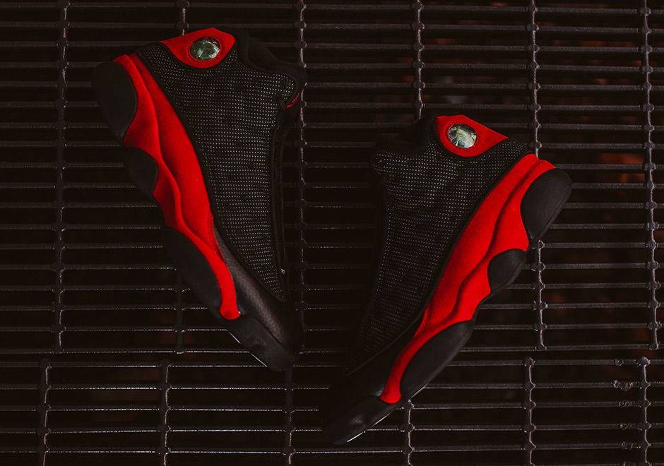 AJ13,Air Jordan 13 Retro  全家族实物欣赏！Air Jordan 13 Retro ＂Bred＂ 本周发售