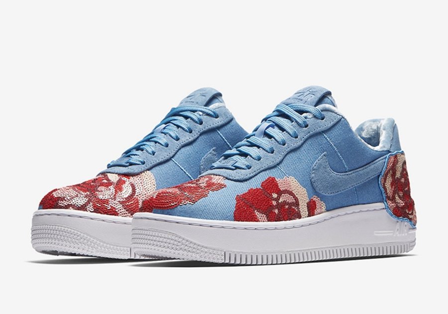 Air Force 1,Nike,Floral Sequin  花卉元素 + 丹宁鞋面！这两款 Air Force 1 值得多加关注！