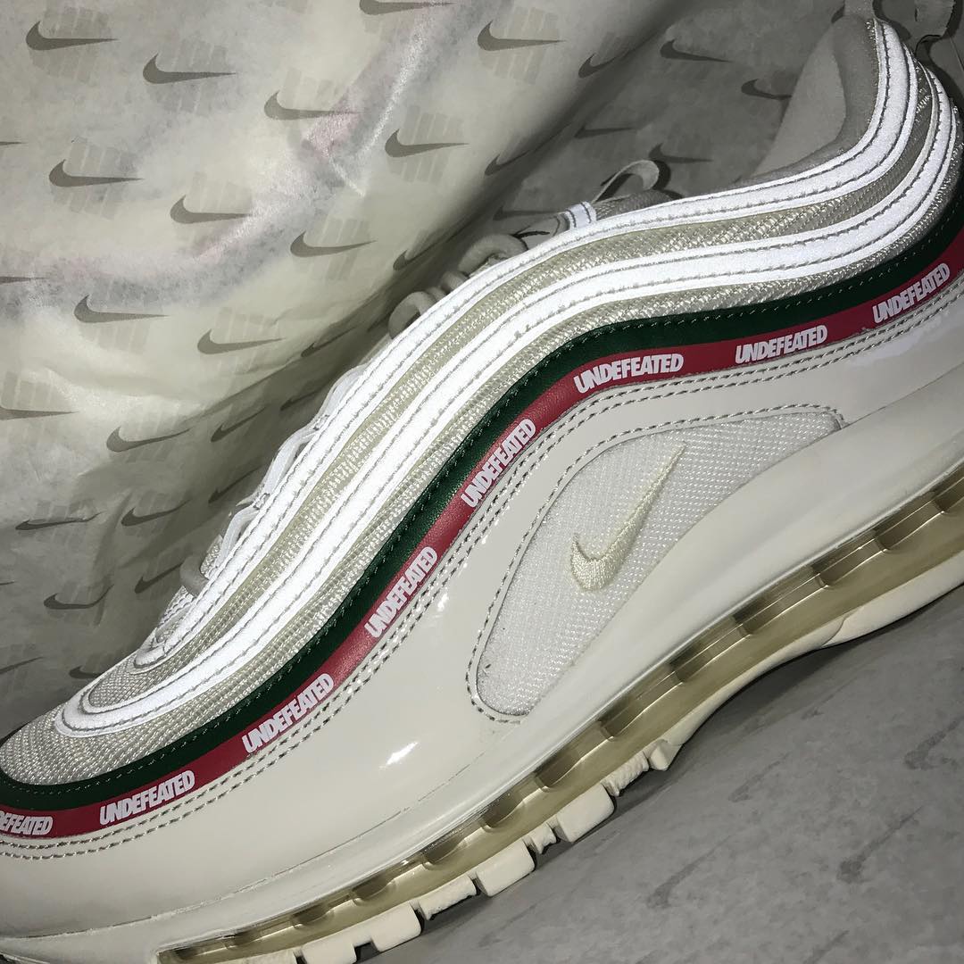 Nike,UNDEFEATED,Air Max 97  价格要上天！冠希晒出 UNDFTD x Air Max 97 白色版本