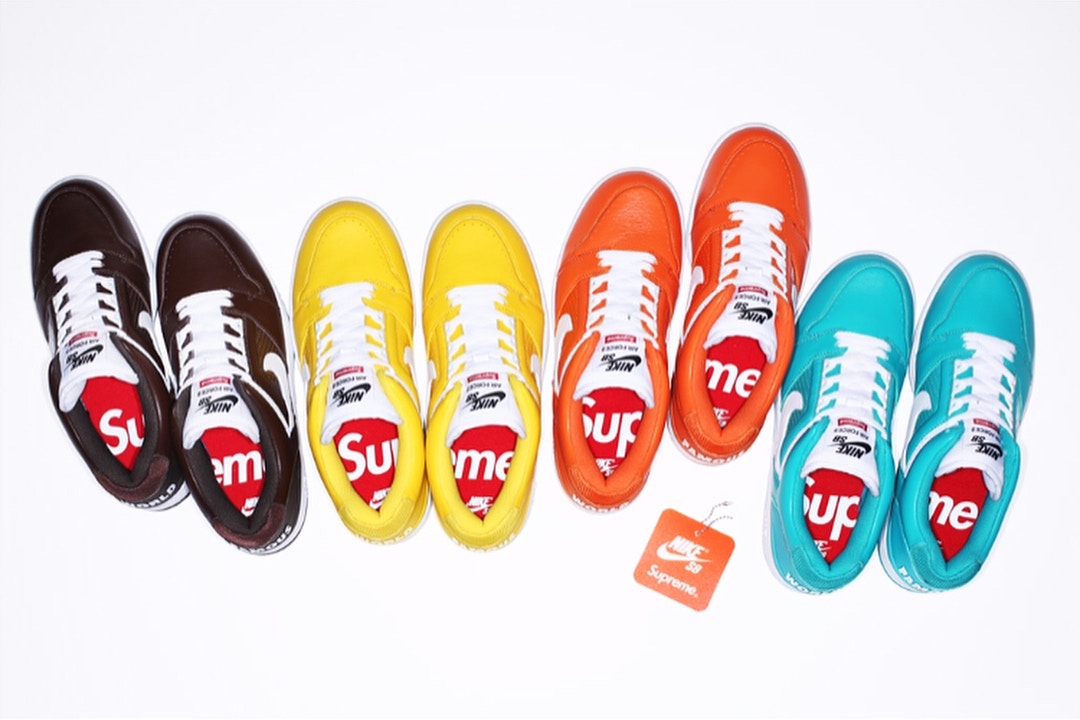 Nike,Nike SB,Supreme,Air Force  多彩复古！Supreme x Nike SB Air Force 2 本周发售