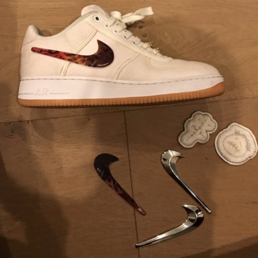 Nike,Air Force 1,Virgil Abloh,  Virgil Abloh 还是 Travis Scott？两双特制 AF1 Low 实物曝光