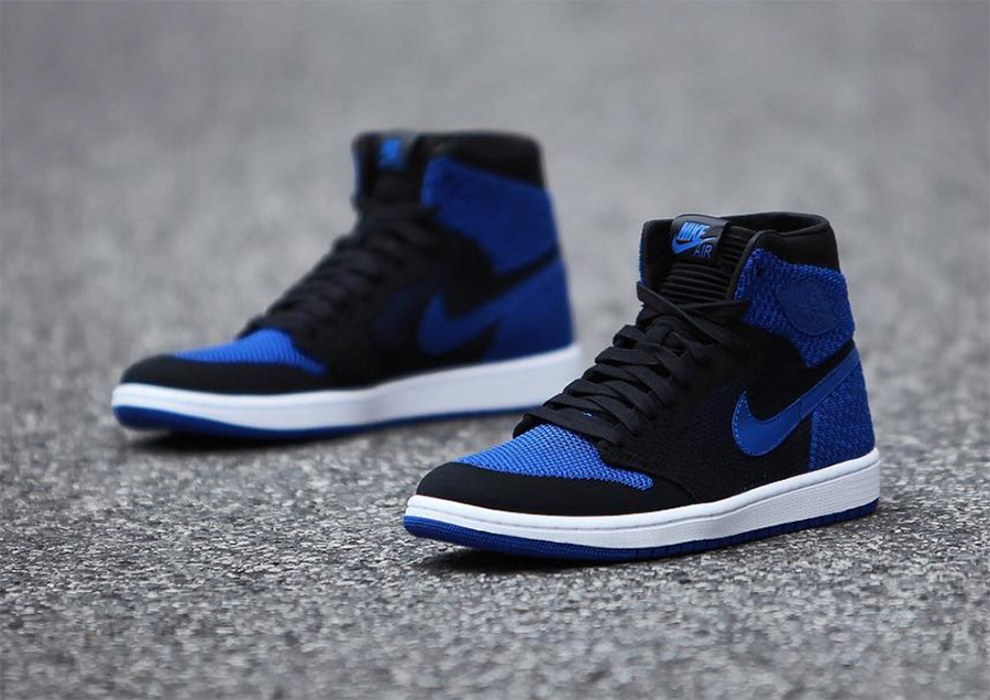 919704-006,AJ1,Air Jordan 1 919704-006AJ1 编织版黑蓝 Air Jordan 1 Flyknit “Royal” 即将发售