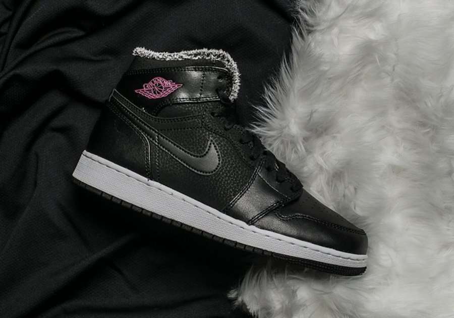 Air Jordan 1,AJ1,332148-014,33  毛绒材质细节！两款女生专属  Air Jordan 1 现已上架