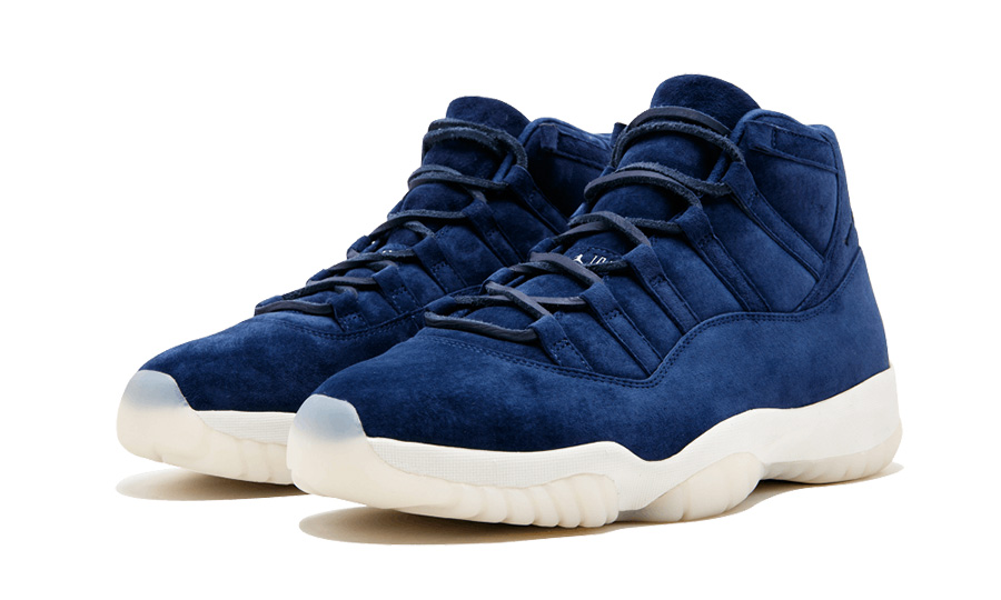 351792-147,AJ11,Air Jordan 11 351792-147AJ11 超规格的精品！CP3 上脚蓝麂皮 Air Jordan 11 PRM