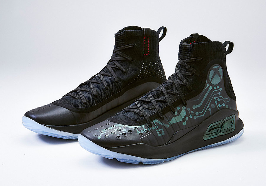 UA,Under Armour  游戏机联名再现！Xbox 联手 UA 打造 Curry 4 奢华套装