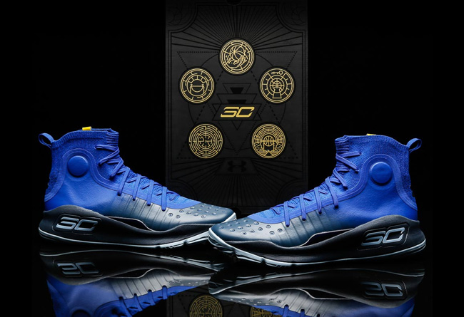 Curry 4,Under Armour  蓝黑配色 Under Armour Curry 4 “More Fun” 现已发售