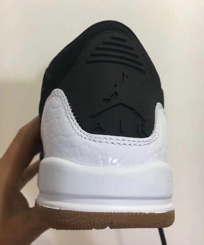 AJ3，Air Jordan 3  黑白熊猫配色！全新 Air Jordan 3 首次曝光