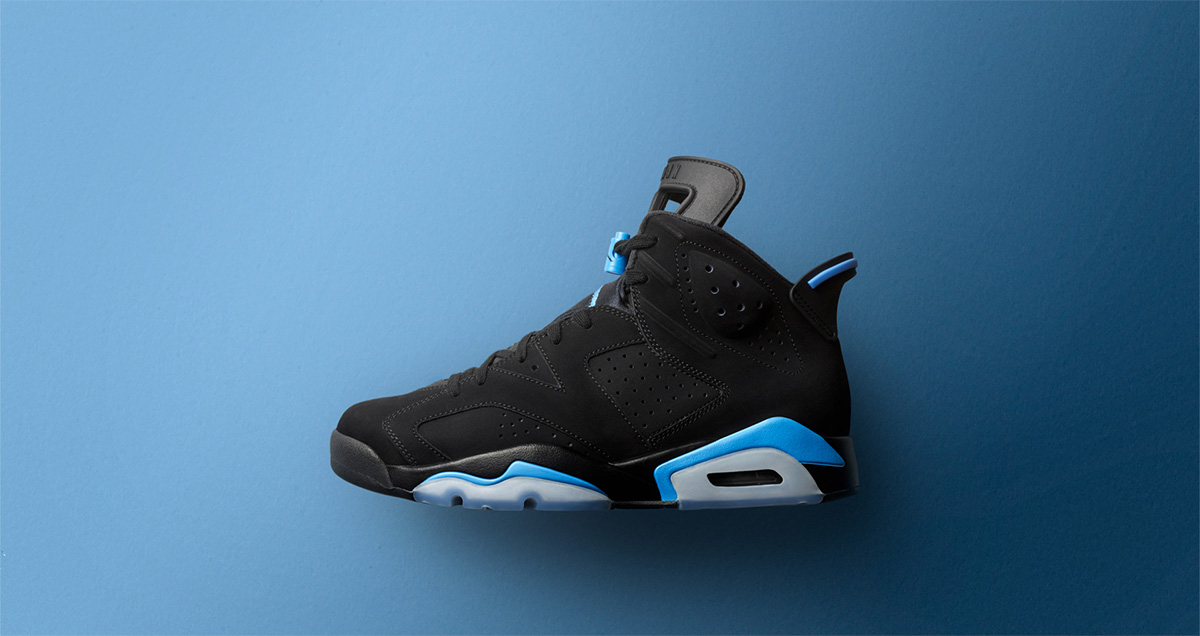 384664-006,AJ6,Air Jordan 6 384664-006AJ6 百搭黑蓝装扮！Air Jordan 6 “UNC” 即将登场