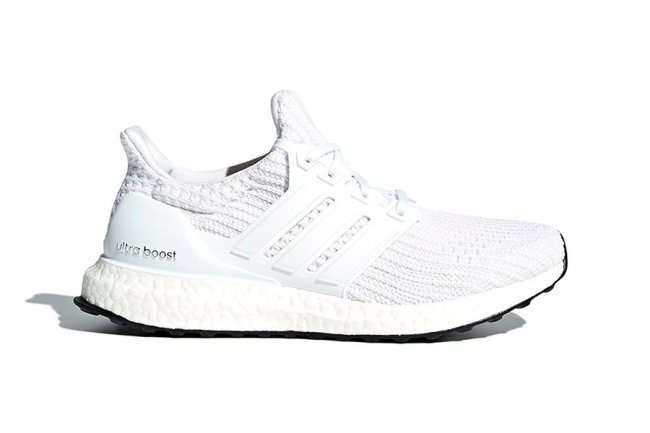 adidas,Ultra Boost,BB6168  软弹 “小白鞋”！首发 Ultra Boost 4.0 “Core White” 月底登场