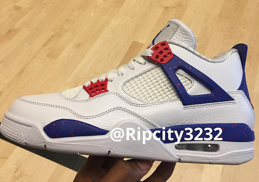 AJ4,Air Jordan 4,PE,Richard Ha  面具侠专属！汉密尔顿网晒活塞配色 Air Jordan 4 PE