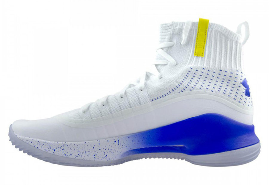 勇士白蓝配色 curry 4 海外率先发售