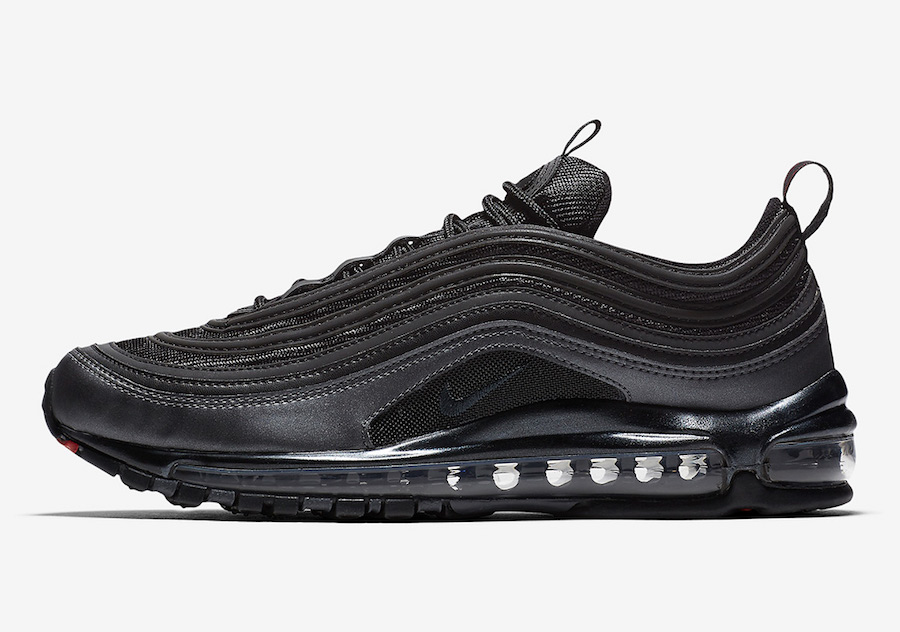 Nike,Air Max 97,921826-005  黑色金属光泽！全新 Air Max 97 下月初发售