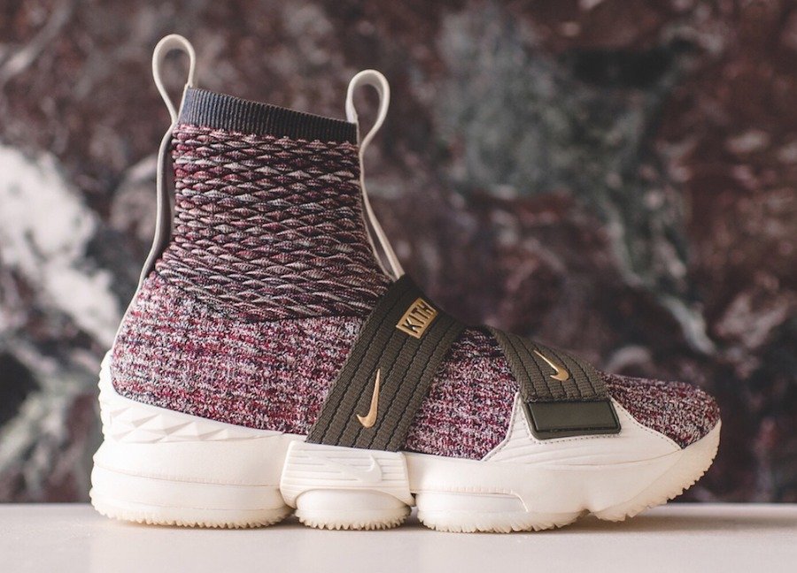 KITH,Nike,LeBron 15  一双鞋三种穿法！绑带版 KITH x Nike LeBron 15 美图欣赏