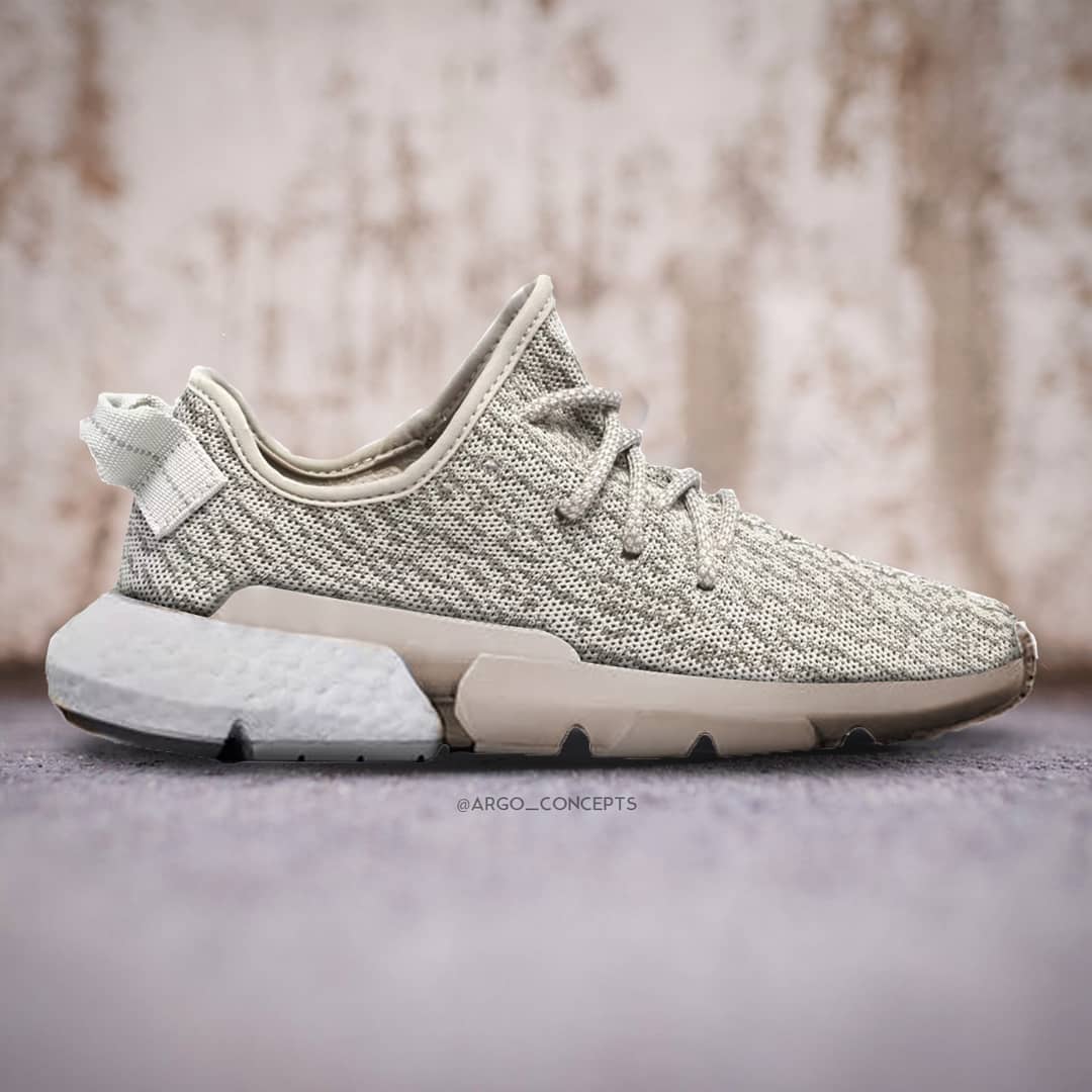 adidas,POD-S3.1,Yeezy  Yeezy 350 初代鞋面！这个 adidas 新品的同人作品，你给打几分？