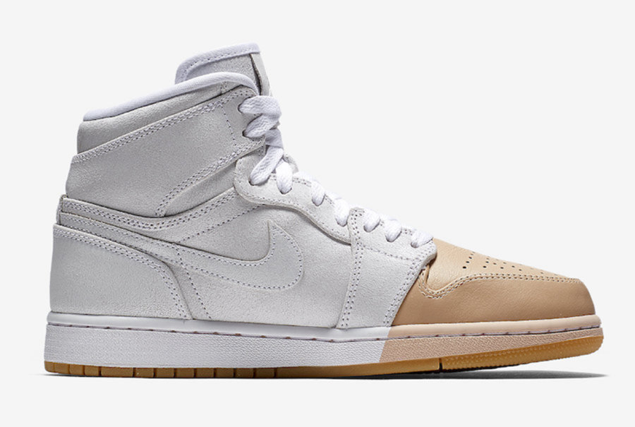 Air Jordan 1,Tan Toe,AJ1,AH738  分段式鞋头！Air Jordan 1 “Tan Toe” 首次曝光