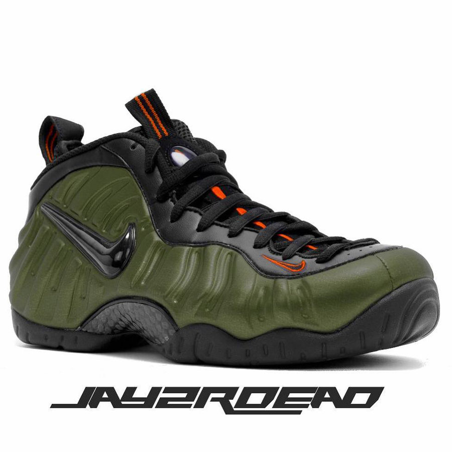 Nike,Air Foamposite Pro  UNDFTD 联名既视感！全新配色 “军绿泡” 八月发售