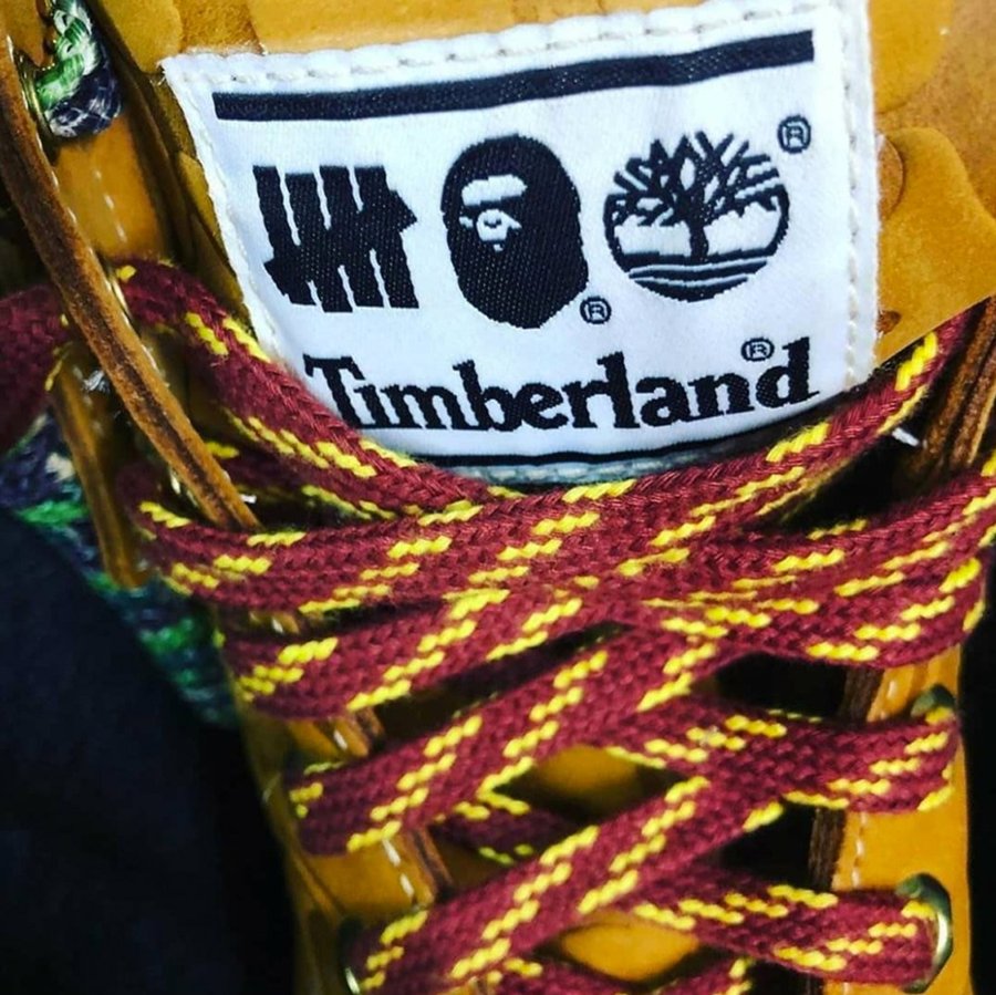 BAPE,UNDEFEATED,Timberland  强势三方联名！BAPE x UNDEFEATED x Timberland 实物曝光！