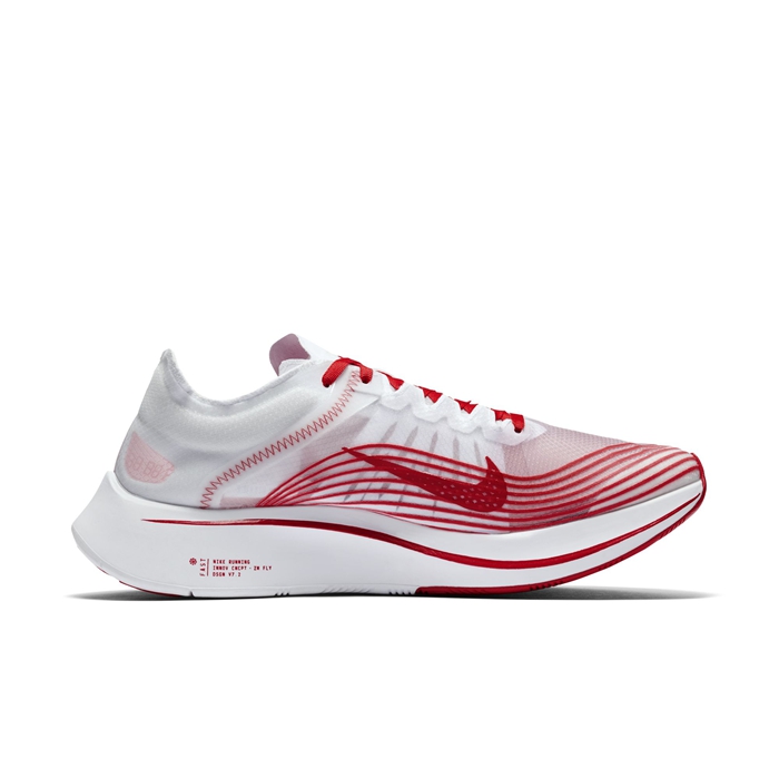 Nike,Zoom Fly SP  让你体验真正的薄如蝉翼！全新白红 Zoom Fly SP 官图释出