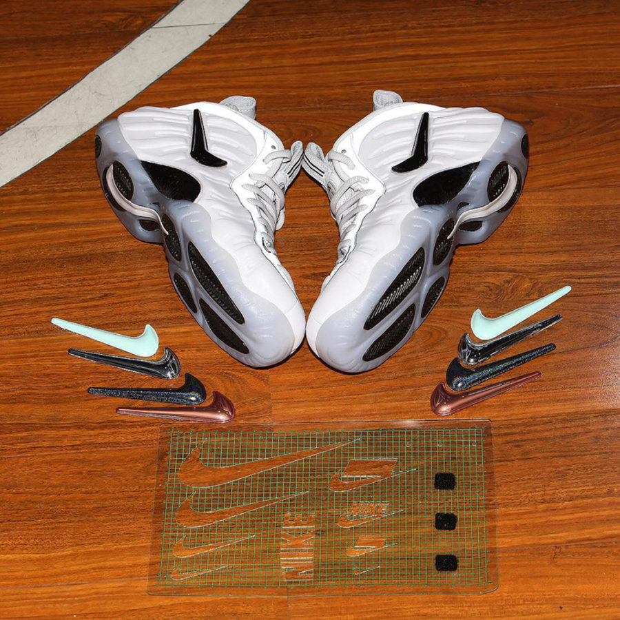 Nike,Air Foamposite Pro,All-St  下周正式登场！能换勾的 “全明星泡” 实物细节近赏