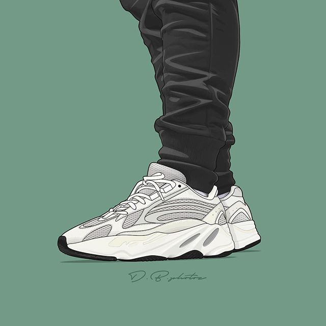 从yeezy500700到yung1这组老爹鞋插画值得你收藏