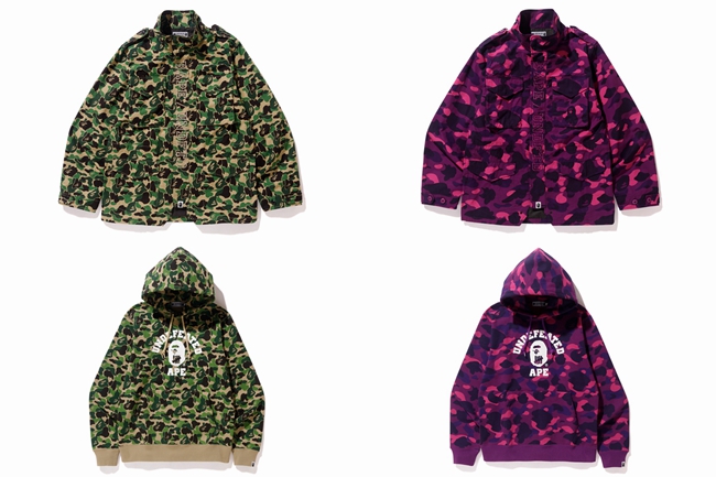 BAPE,UNDEFEATED  BAPE® x UNDEFEATED 2018 全新联名系列即将发售！