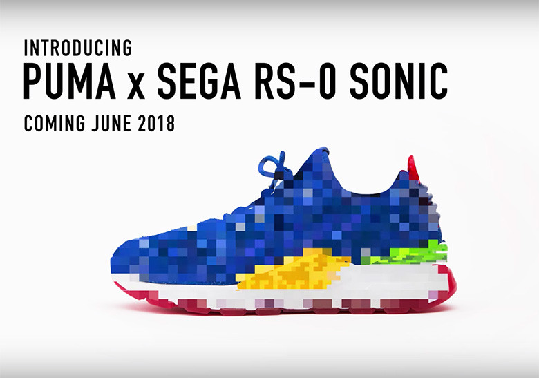 PUMA,SEGA,Sonic,RS-0 Sonic  刺猬索尼克联名！PUMA 神秘鞋款让人好奇！
