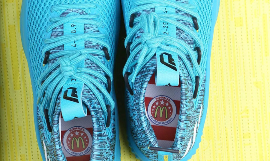 adidas,Dame 4  通体冰蓝！Dame 4 麦当劳全美赛配色登场
