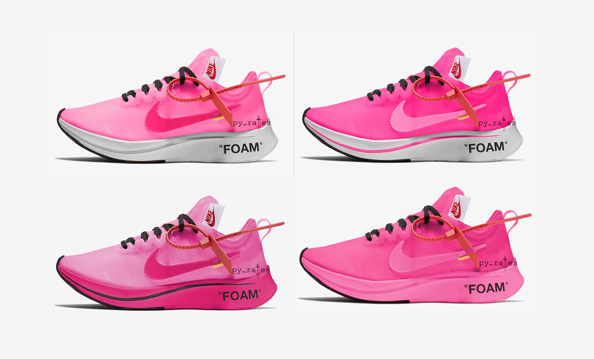 Zoom Fly,Nike Zoom Fly 停不下来！年底还有粉色的 OFF-WHITE x Nike！