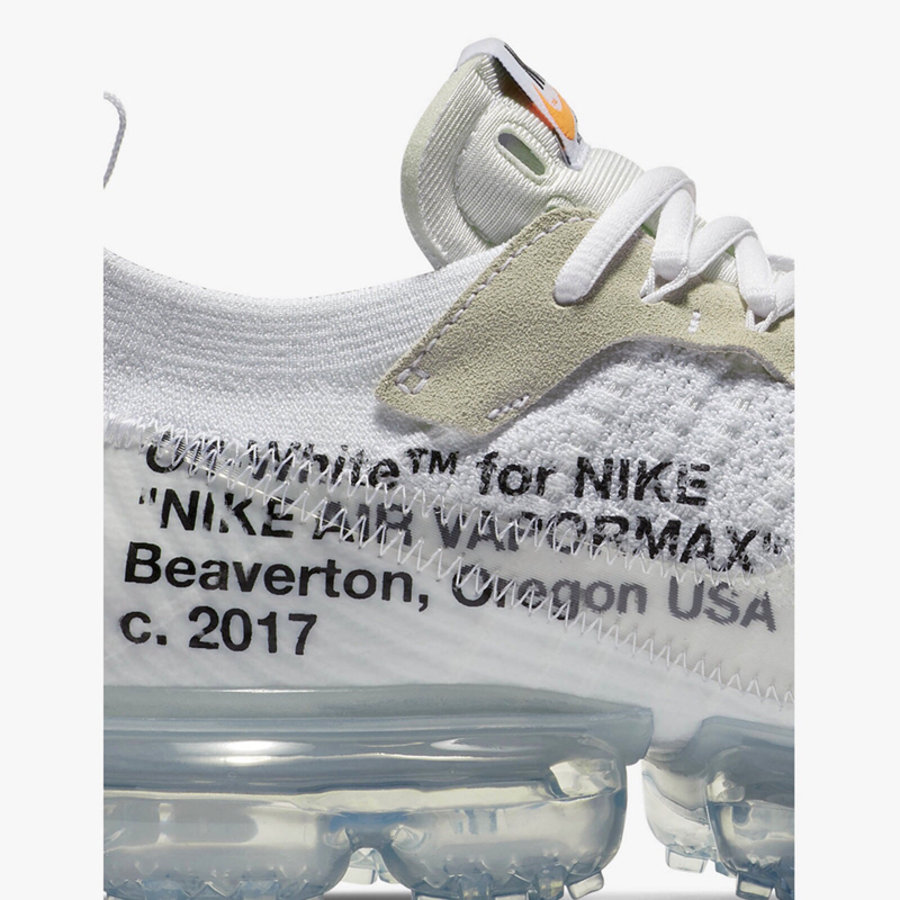 OFF-WHITE,Nike,Air VaporMax  12 点开启短信抽签！白色 OFF-WHITE x Air VaporMax 发售信息公布