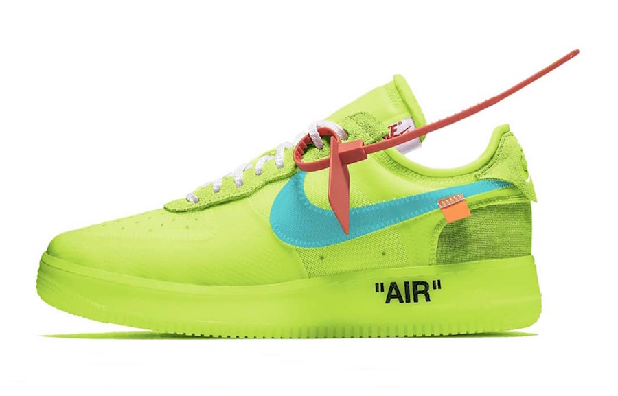 OFF-WHITE,Nike,Air Force 1,AO4  极致骚气荧光绿！全新 OFF-WHITE x Air Force 1 首次曝光