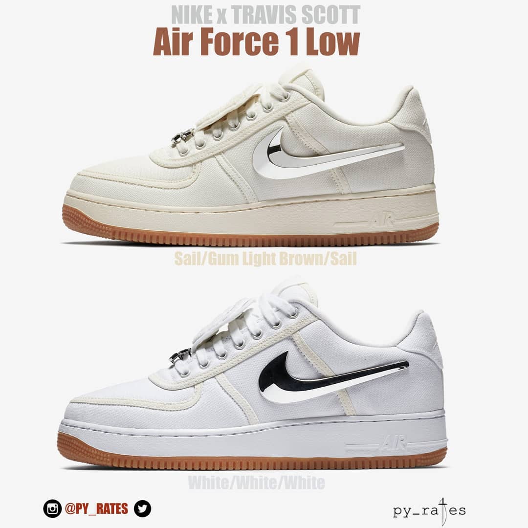 Nike,Travis Scott,Air Force 1  注定要疯抢！全新配色 Travis Scott x Air Force 1 即将发售