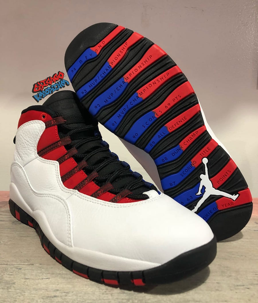 AJ10,Air Jordan 10  阴阳配色再现！全新 Air Jordan 10 “Westbrook” 实物曝光！