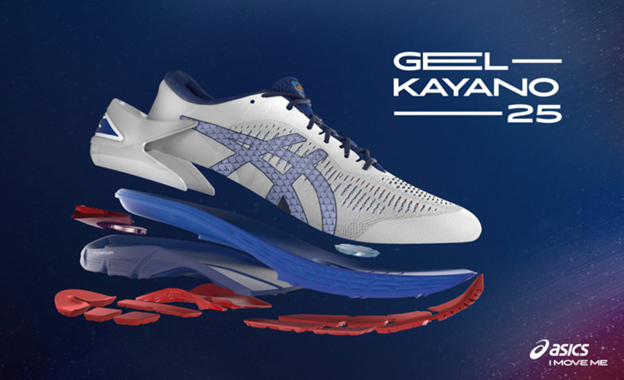 ASICS,GEL-KAYANO 25  稳定性与脚感兼具！全新 ASICS GEL-KAYANO 25 跑鞋正式发布！