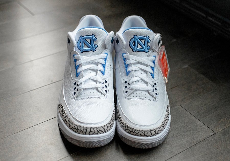 开箱,Air Jordan 3,AJ3,UNC,Michig  数量超稀有！4 款 Air Jordan 3 大学 PE 美图欣赏