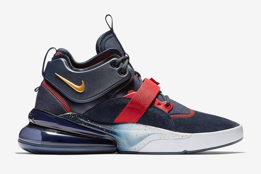 Nike,Air Force 270,AH6772-400,  泼墨点金 + 麂皮鞋面！全新 Air Force 270 下月底发售