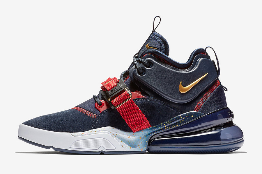 Nike,Air Force 270,AH6772-400,  泼墨点金 + 麂皮鞋面！全新 Air Force 270 下月底发售