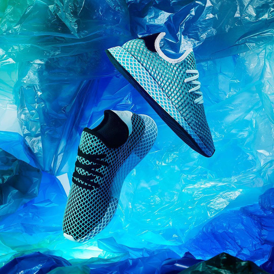 adidas,Deerupt Runner  再推海洋联名！蓝色与白色搭配 Deerupt Runner 质感独特！