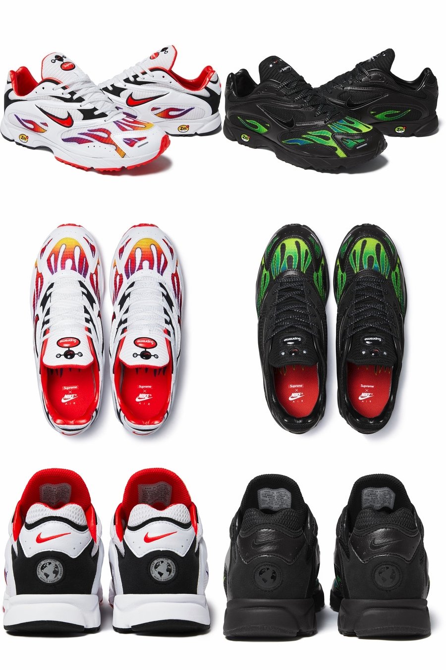 Nike,Supreme,Zoom Streak Spect  复古浮夸造型！Supreme x Nike Spectrum Plus 明日发售