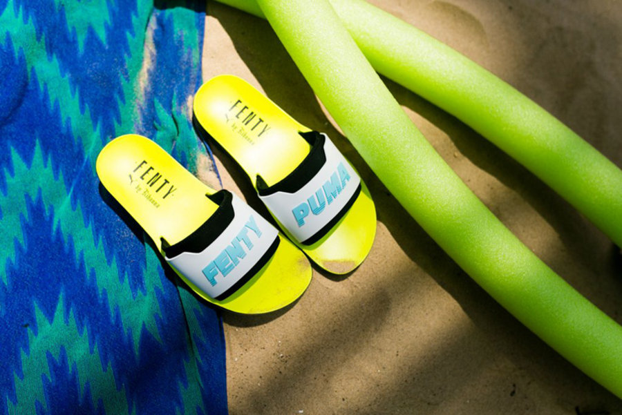 PUMA,Fenty Surf Slides,发售  全新蕾哈娜拖鞋！Rihanna x PUMA Fenty Surf Slides 现已发售
