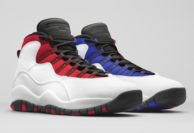 310805-160,aj10,air jordan 10, 310805-160 蓝红鸳鸯活力十足!