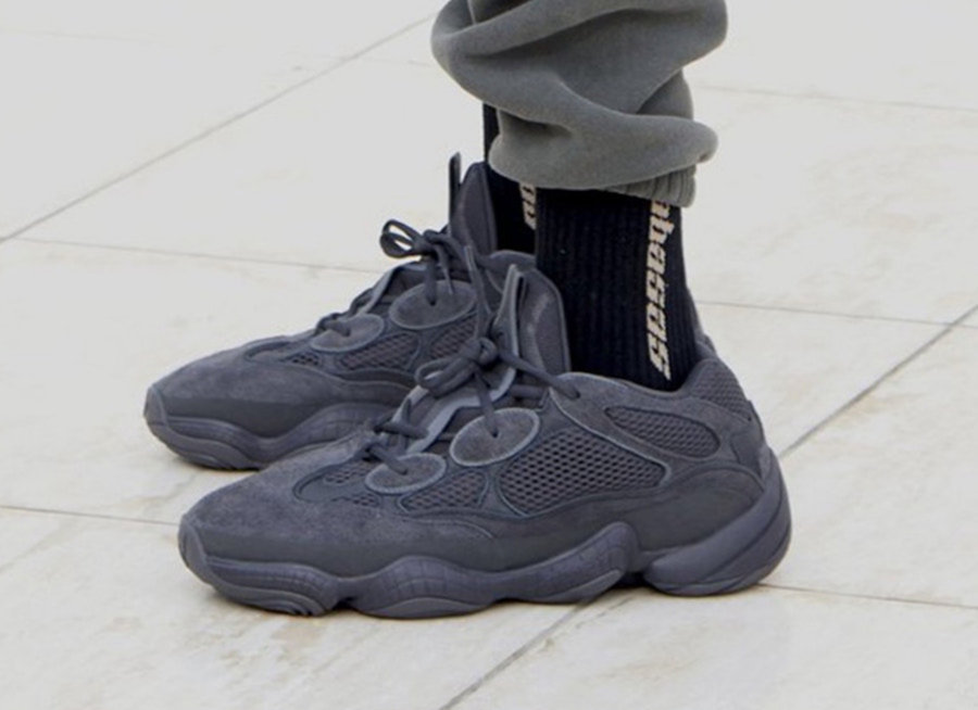 adidas,Yeezy 500,发售,上脚  发售日期确定！纯黑 Yeezy 500 将于 7 月 7 日发售