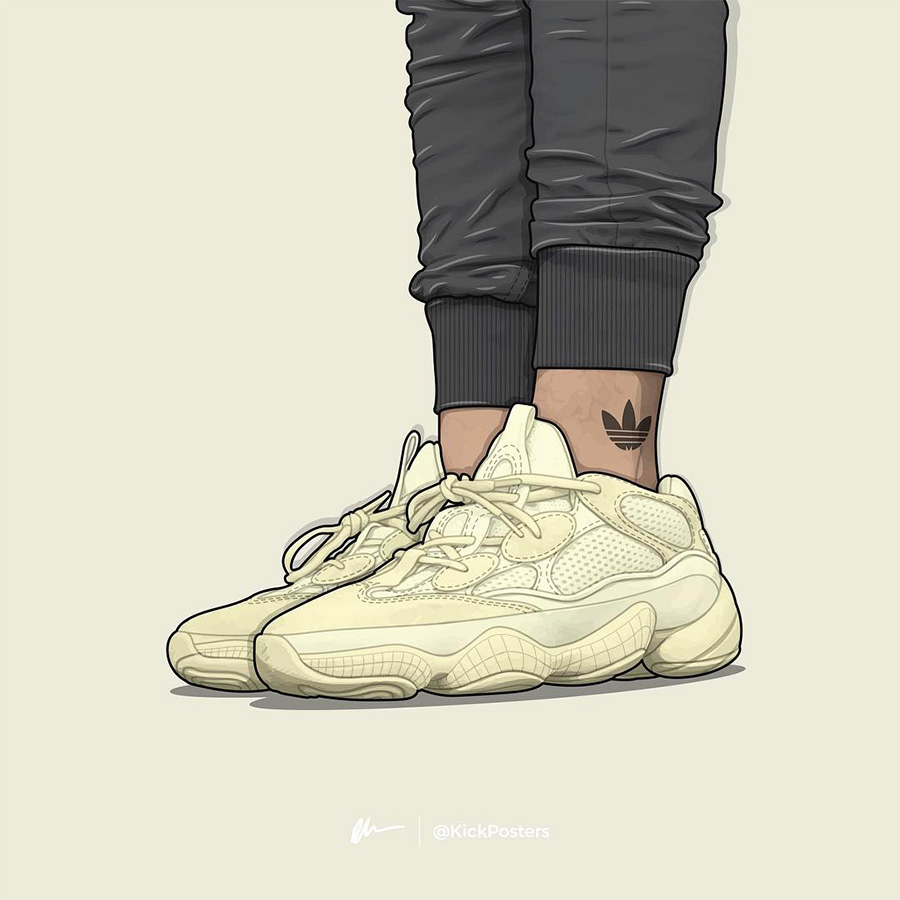 Yeezy 500,Yeezy,Yeezy 350  近期的新 Yeezy 货量究竟如何？看看 350 和 500 鞋型的统计！